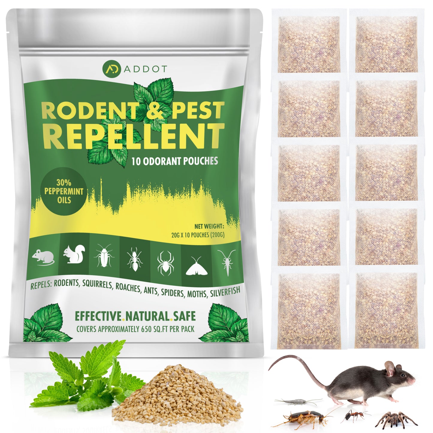 Rodent Mouse Repellent Indoor 10 pack 30g each