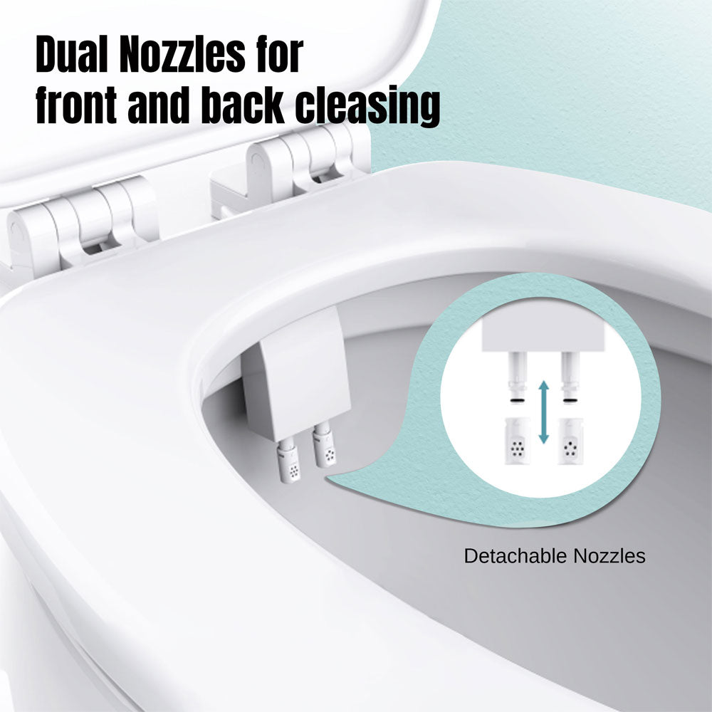 ADDOT Ultra-Slim Bidet Attachment for toilet - Easy Left/Right Hand