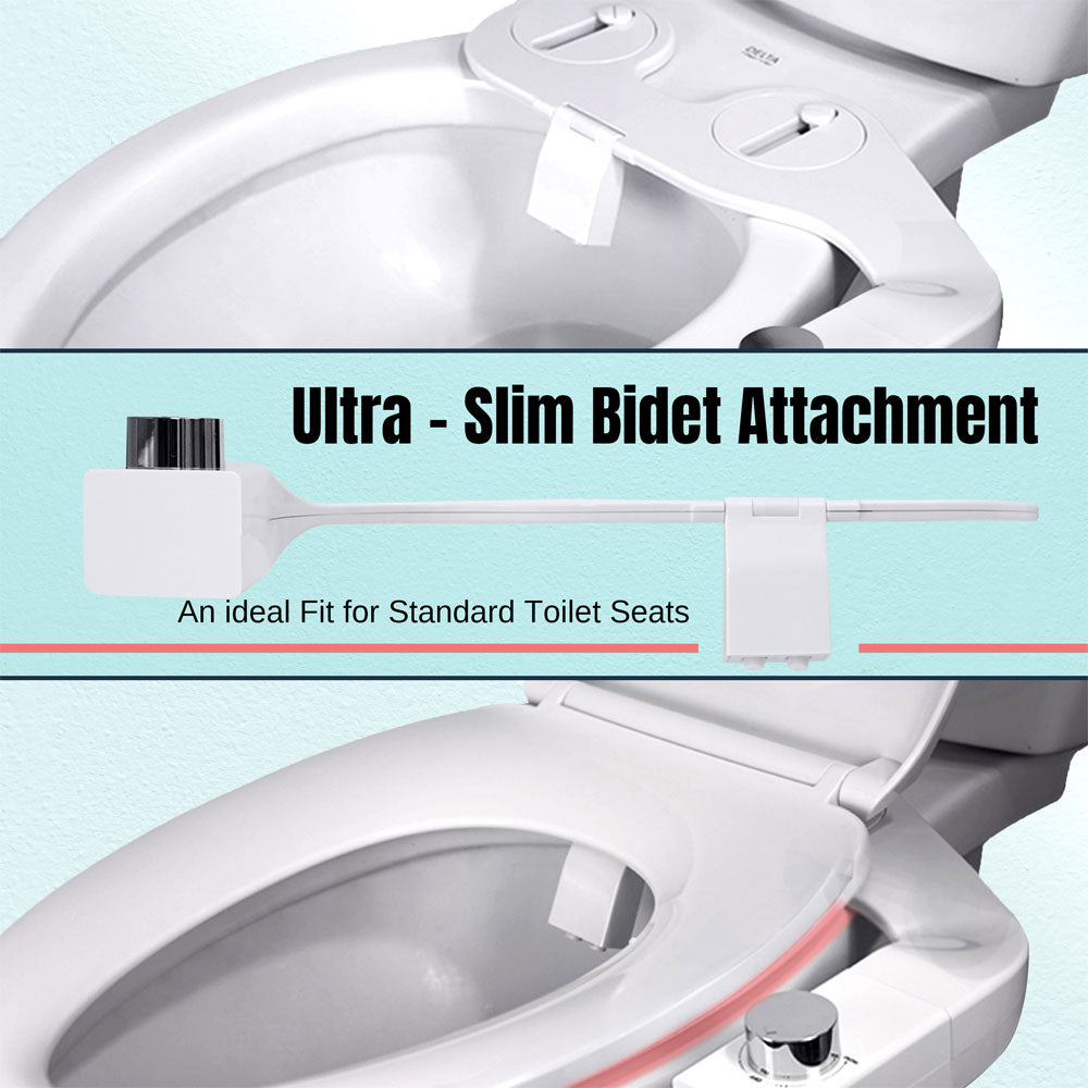 ADDOT Ultra-Slim Bidet Attachment for toilet - Easy Left/Right Hand